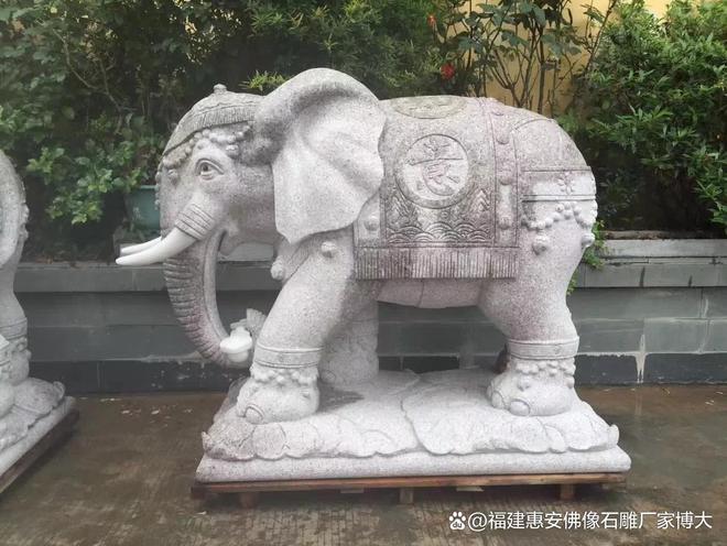大象在民居中的搭配方法不朽情缘电子游戏石雕(图2)